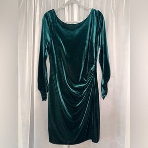 Vince Camuto - Green Velvet Dress